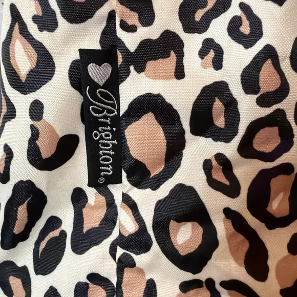 Brighton Knox Extra Large Catwalk Nylon Tote Cosmetic Pouch Holiday Gift Travel - Picture 6 of 10